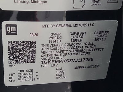 2027 GMC Acadia AT4