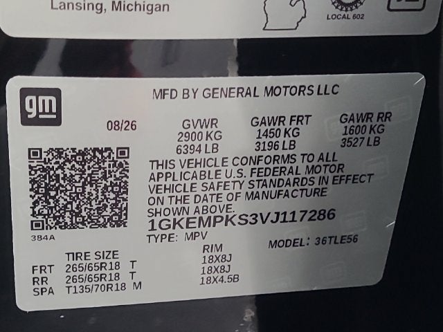 2027 GMC Acadia AT4