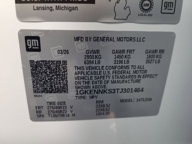 2026 GMC Acadia Elevation