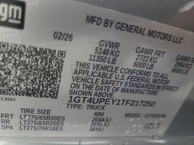 2026 GMC Sierra 2500 HD AT4