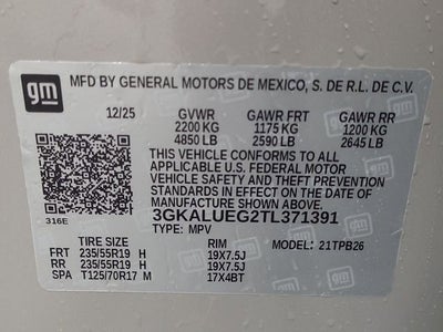 2026 GMC Terrain Elevation