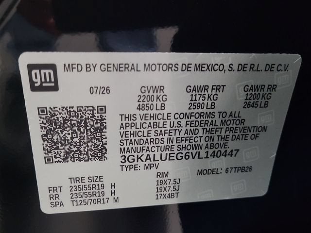 2027 GMC Terrain Elevation