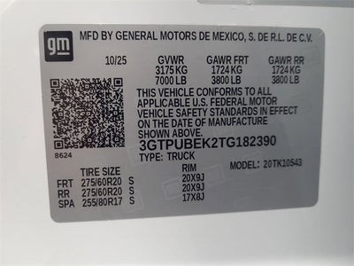 2026 GMC Sierra 1500 SLE