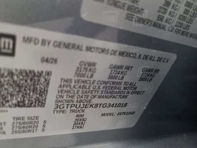 2026 GMC Sierra 1500 Elevation