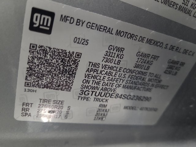 2025 GMC Sierra 1500 SLT