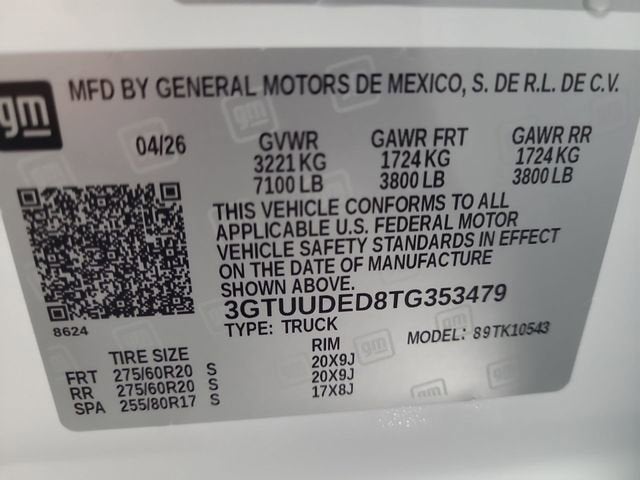 2026 GMC Sierra 1500 SLT