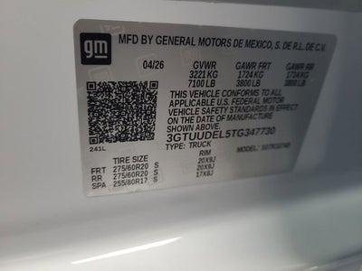 2026 GMC Sierra 1500 SLT