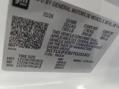 2026 GMC Sierra 1500 AT4X