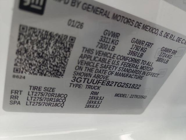 2026 GMC Sierra 1500 AT4X