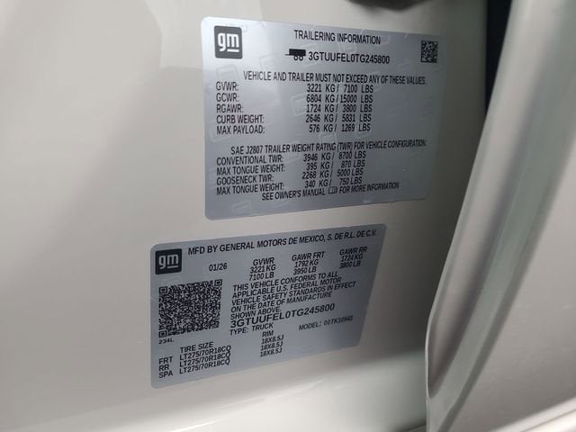 2026 GMC Sierra 1500 AT4X