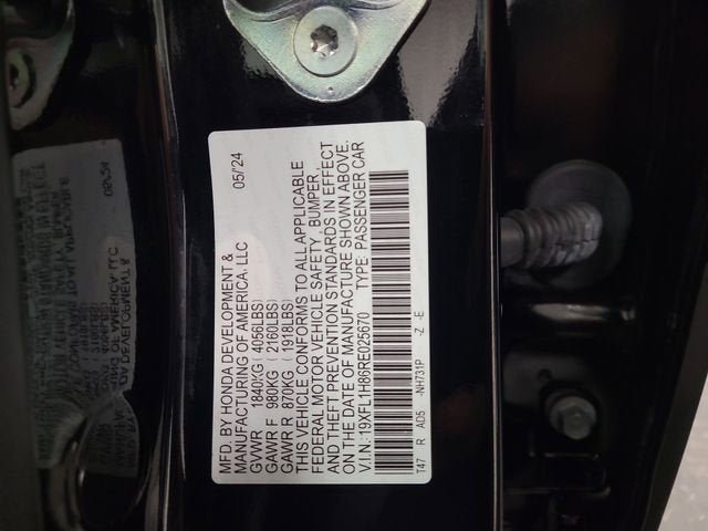 2024 Honda Civic Hatchback Sport Touring