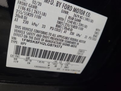 2020 Ford Explorer Limited