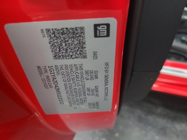 2021 Chevrolet Corvette Stingray 1LT