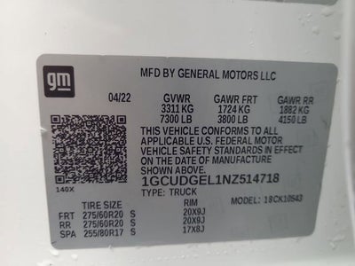 2022 Chevrolet Silverado 1500 LTZ