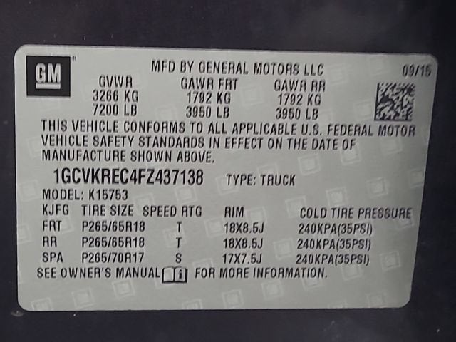 2015 Chevrolet Silverado 1500 LT