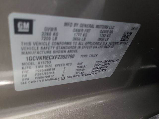 2015 Chevrolet Silverado 1500 LT