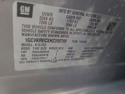 2017 Chevrolet Silverado 1500 LT