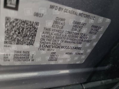 2018 Chevrolet Traverse LT Cloth