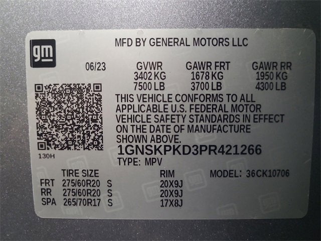 2023 Chevrolet Tahoe Z71