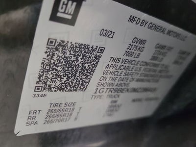 2021 GMC Sierra 1500 SLE