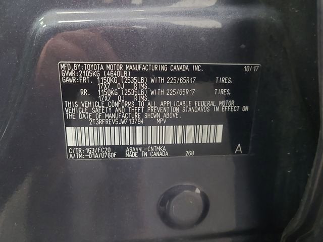 2018 Toyota RAV4 XLE