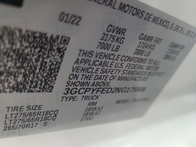 2022 Chevrolet Silverado 1500 LTD LT Trail Boss