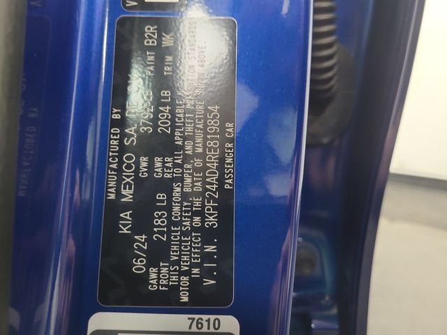 2024 Kia Forte LXS