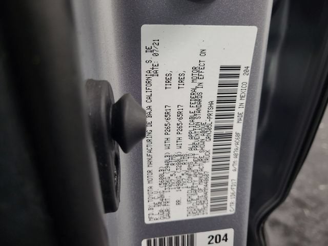 2021 Toyota Tacoma 4WD SR