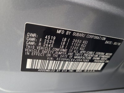 2018 Subaru Legacy Premium
