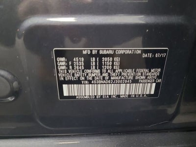 2018 Subaru Legacy Premium