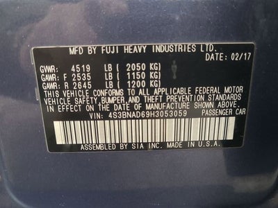 2017 Subaru Legacy Premium