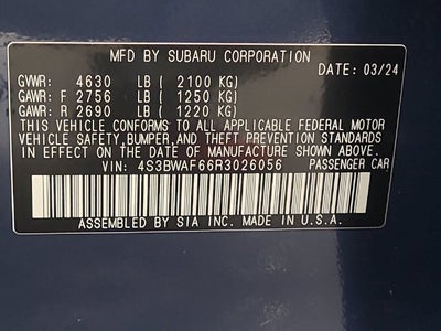 2024 Subaru Legacy Premium