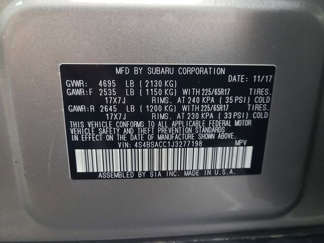 2018 Subaru Outback Premium