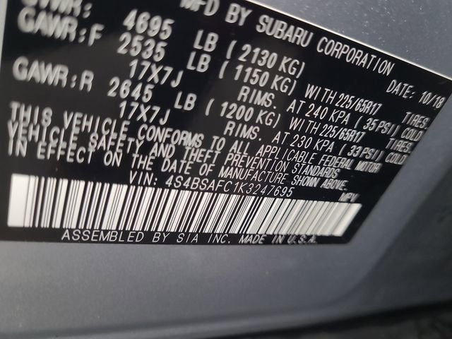 2019 Subaru Outback Premium