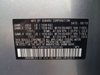 2020 Subaru Outback Premium