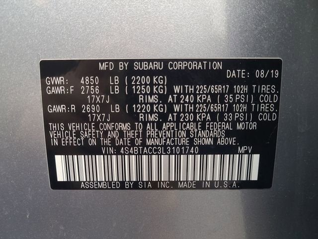 2020 Subaru Outback Premium