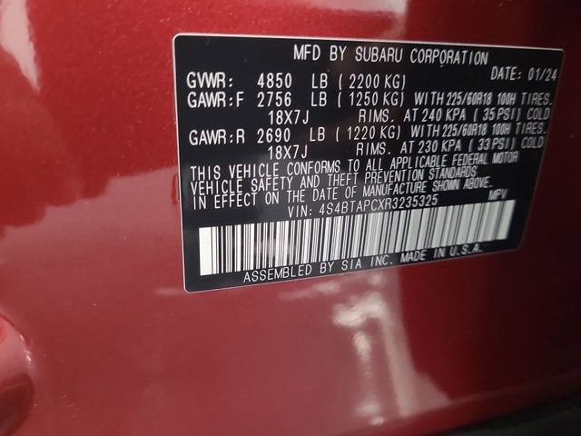 2024 Subaru Outback Touring