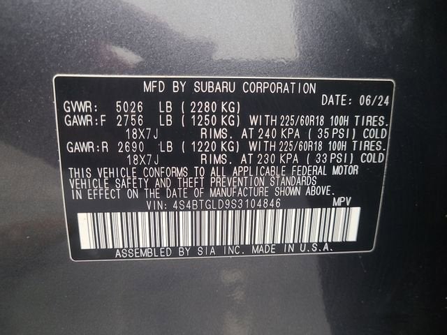 2025 Subaru Outback Onyx Edition XT