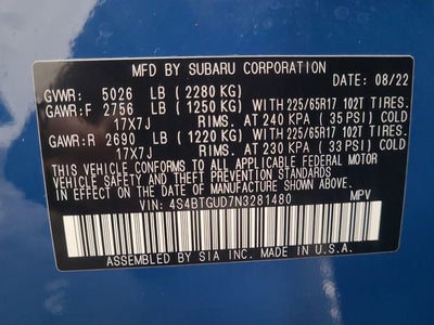 2022 Subaru Outback Wilderness