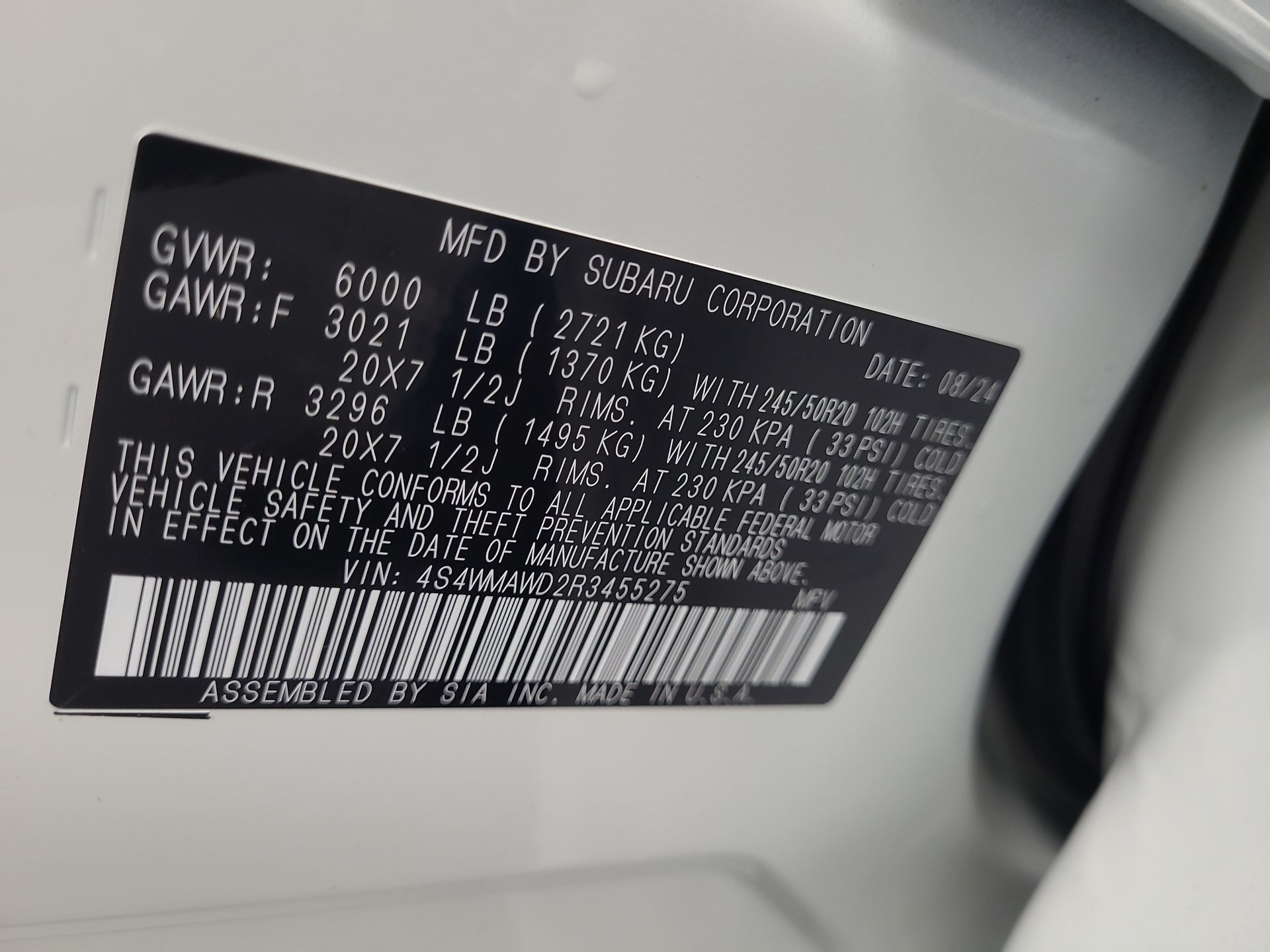 2024 Subaru Ascent Touring