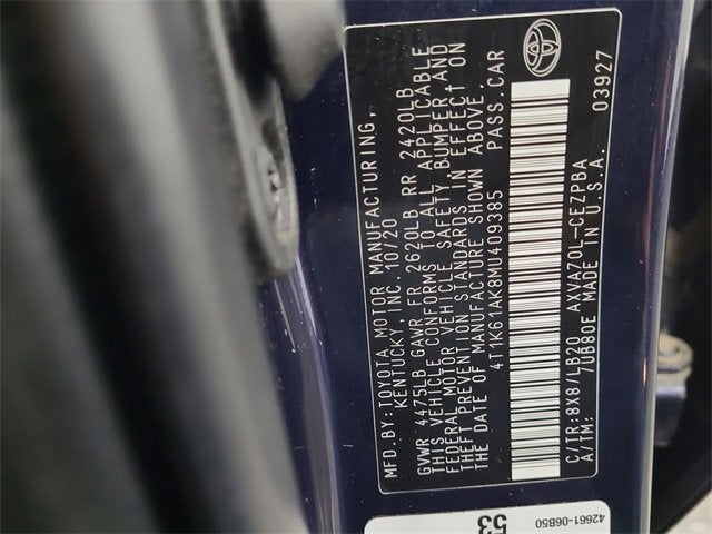 2021 Toyota Camry XSE