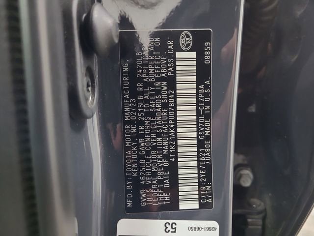 2023 Toyota Camry TRD V6