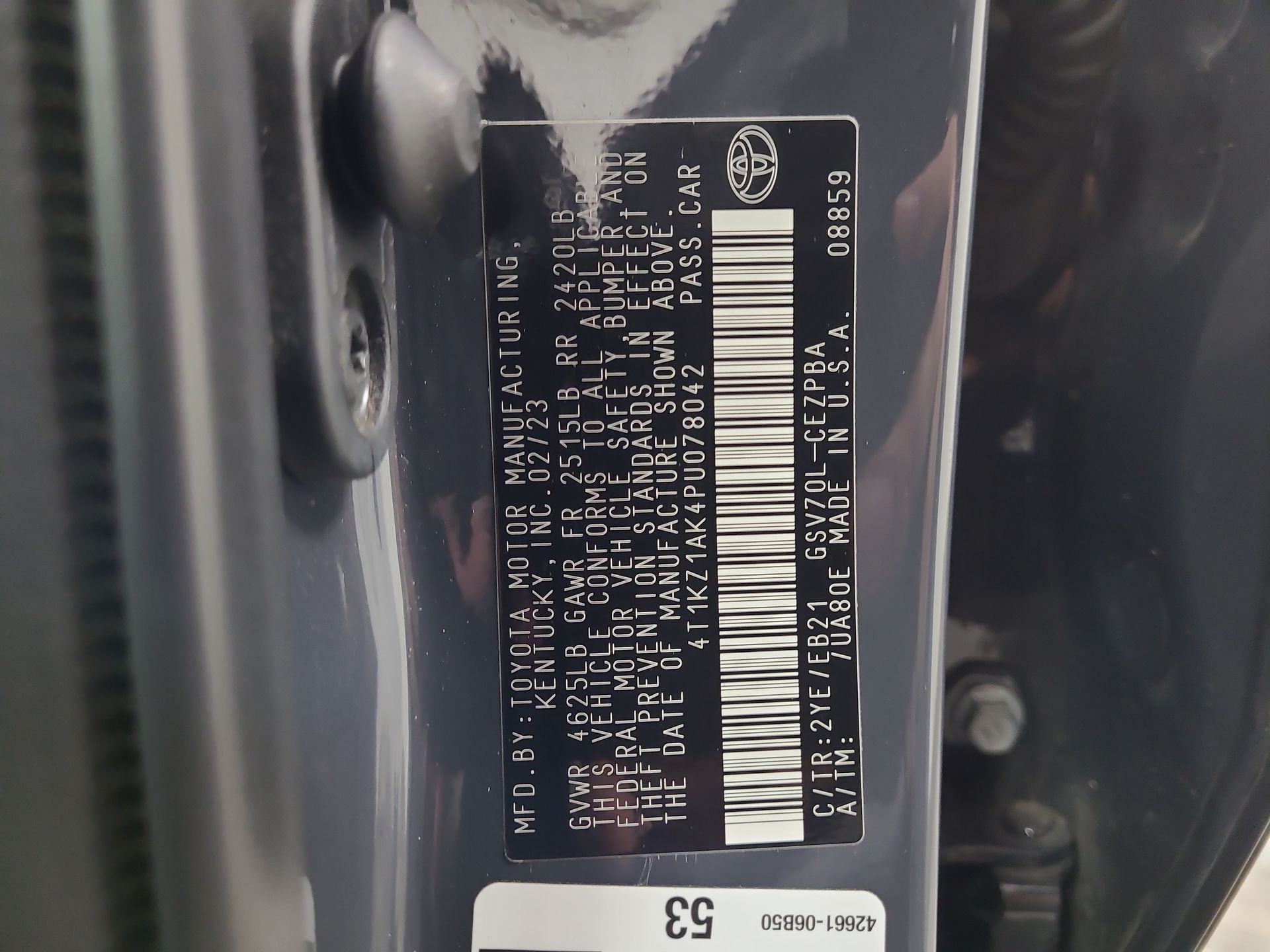 2023 Toyota Camry TRD V6