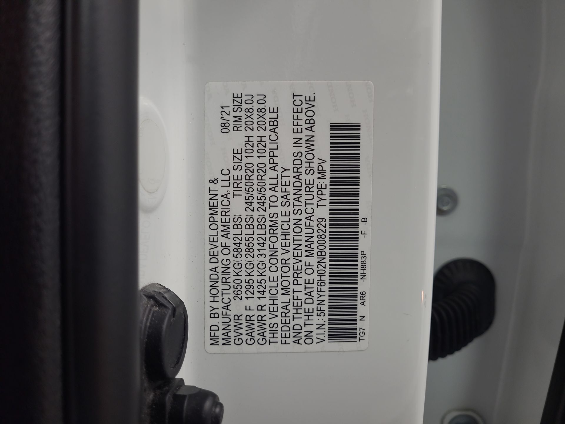 2022 Honda Pilot Elite