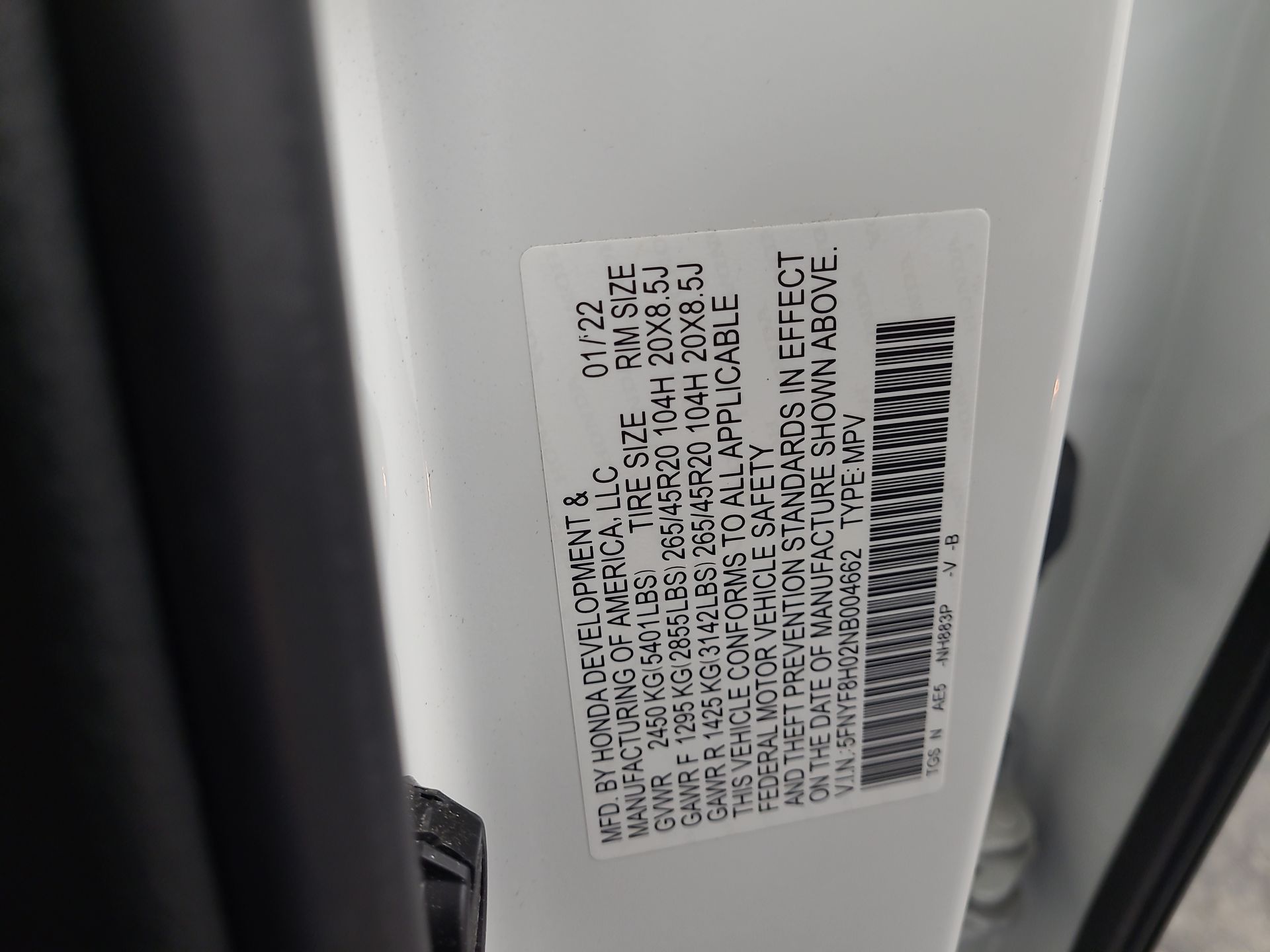 2022 Honda Passport Elite