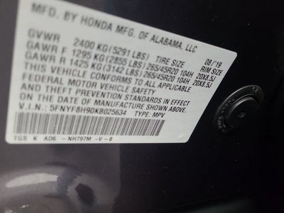 2019 Honda Passport Touring