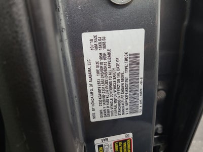 2019 Honda Ridgeline RTL-T