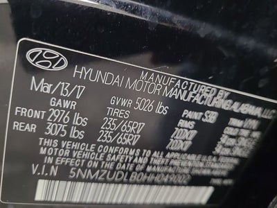 2017 Hyundai Santa Fe Sport 2.4L