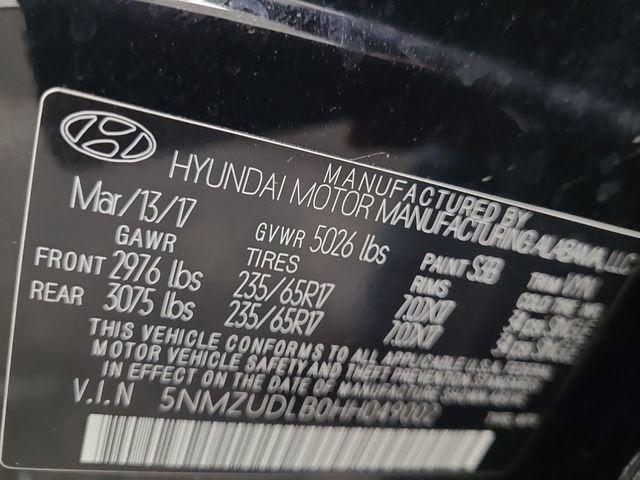 2017 Hyundai Santa Fe Sport 2.4L