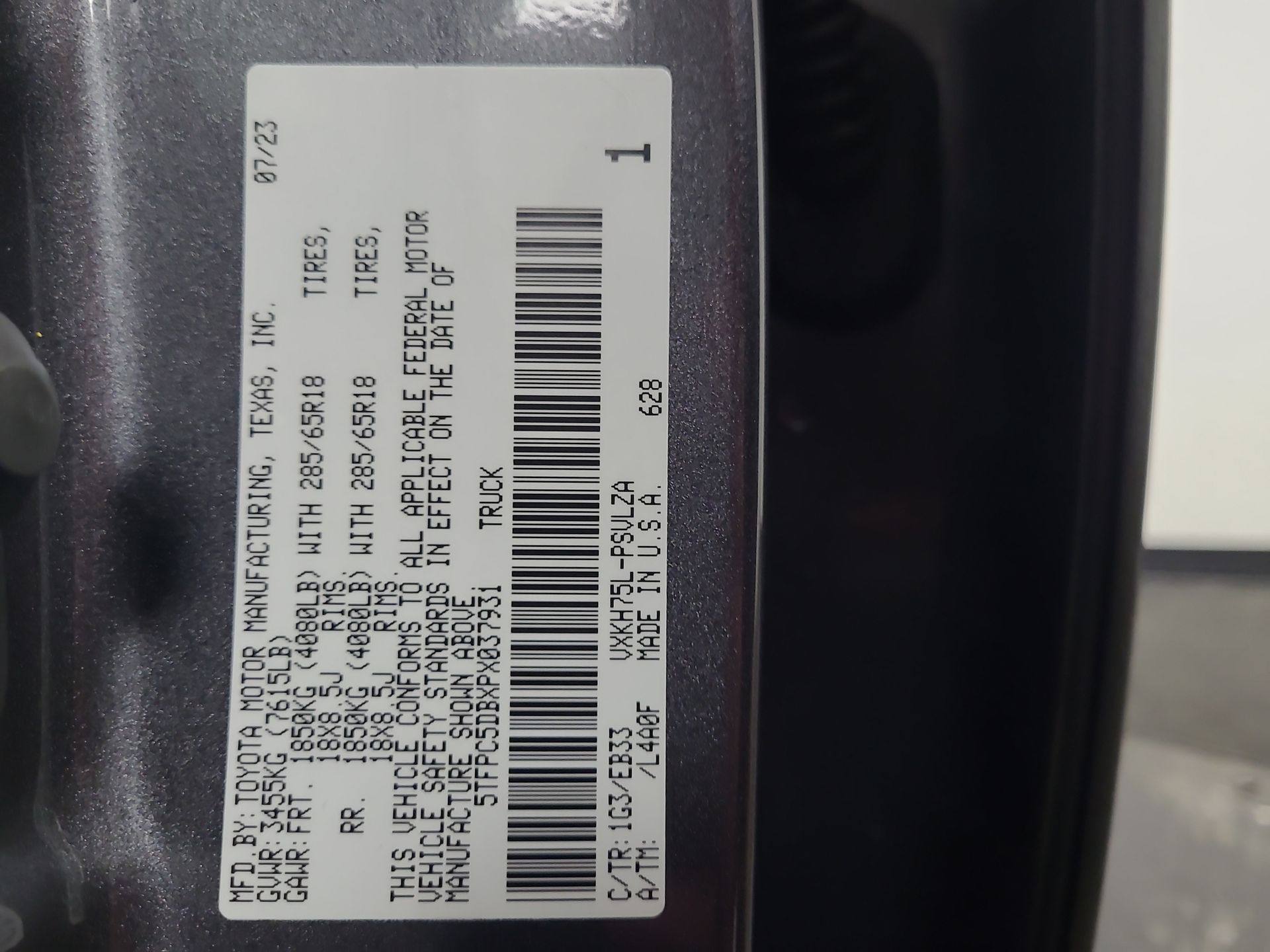 2023 Toyota Tundra 4WD TRD Pro Hybrid